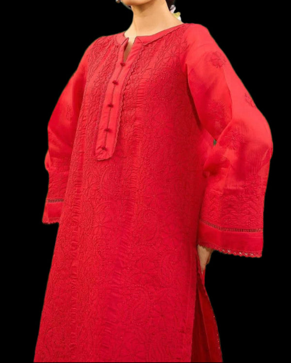 Pure Lawn Lal Parri